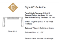 Style 6010 Priest Amice for Vestments | Ecclesiastical Sewing