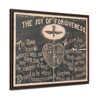 The Joy of Forgiveness - Psalm 32 Kitchen Wall Art Graphic Canvas Gift