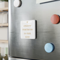 Lutheran Christian Fridge Magnet - A Mighty Fortress is Our God 