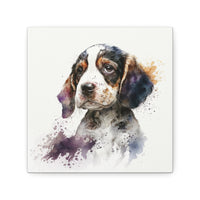 Cuddly Watercolor Puppy Print Wall Art Gift Nursery Decoration