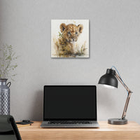 Watercolor Baby Lion Print - Cute Nursery Wall Art for Baby Showers