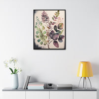 Green Sanctuary: Botanical Watercolor Print on Canvas - Ecclesiastical Sewing