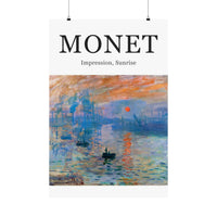 Claude Monet's Impression, Sunrise (1872) | Famous Painting Art Print, Perfect for Kitchens and Inspiring Living Spaces | ecclesiastical-sewing