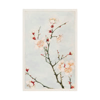 Japanese Cherry Blossom Game Room Poster, Plum Branches with Blossoms Poster (1870-1880) - Megata Morikaga | Ecclesiastical Sewing