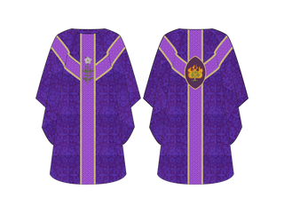 Adonai Oval Chasuble Great O'Antiphon Collection | Chasubles for Advent
