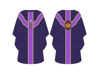 Adonai Oval Chasuble Great O'Antiphon Collection | Chasubles for Advent