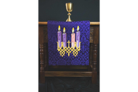 Advent Candles Pulpit Lectern Fall | Advent Tau Collection Pulpit Fall