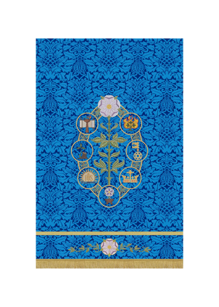 Advent Banner Antiphons Blue or Violet Advent Liturgical Banner