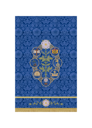 Advent Banner Antiphons Blue or Violet Advent Liturgical Banner