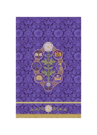 Advent Banner Antiphons Blue or Violet Advent Liturgical Banner