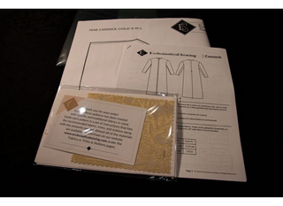 Cossock Pattern Altar Server Cassock Sewing Pattern | Printed Full-Size Church Vestment ...