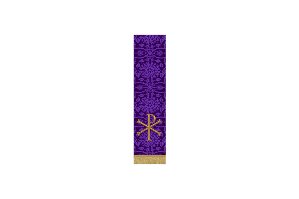 Che Rho Design Violet Lent Chi Rho Violet Brocade Bible Marker Kyrie Eleison Collection ...