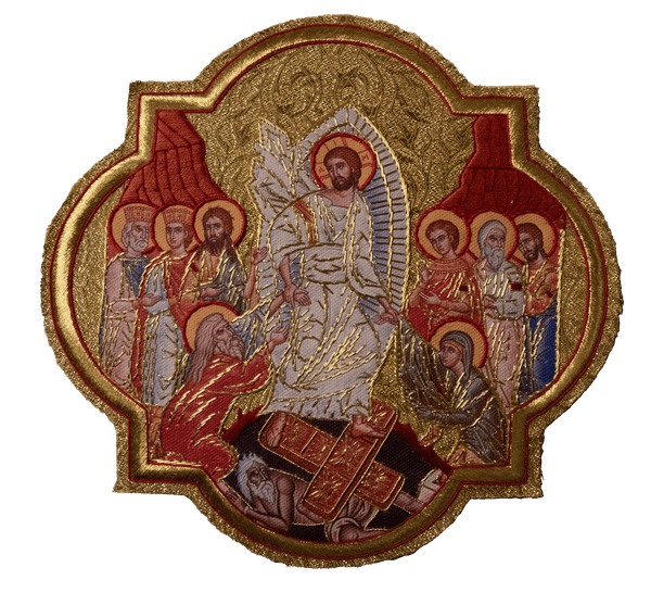 Christ Victorious Gold Work Applique