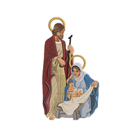 Holy Family Digital Machine Embroidery Design | Christmas Embroidery Design | Ecclesiastical Sewing