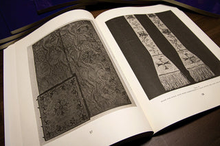 Traditional church embroidery book for altar guilds
