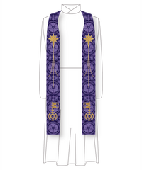 City of David Clergy Stole | Pastoral or Priest Stoles