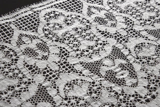 Cluny Style Lace with Cross and Fleur de Lis | Altar Lace Edging