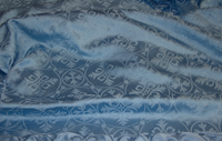 Marian Blue Rondel Brocade | LIturgical Church Vestment Fabric