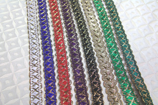 Crossover Braid Trim 5/8" Wide | Narrow Church Vestment Trim