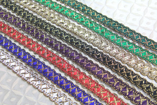Crossover Braid Trim 5/8" Wide | Narrow Church Vestment Trim