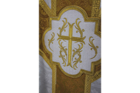 Dayspring Chasuble Vestment in White Gold | Ecclesiastical Sewing