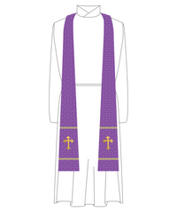 Exeter Long Clergy Stole | Pastoral or Priest Liturgical Stole