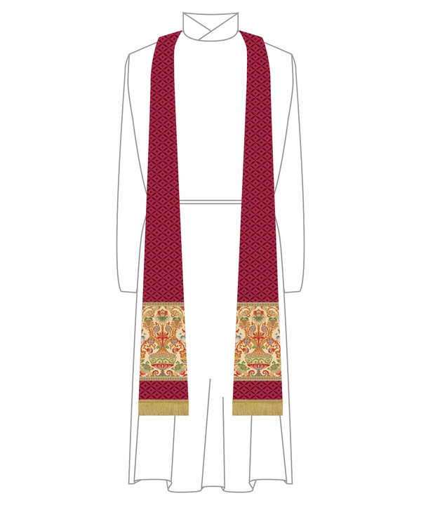 Exeter Tapestry Clergy Stole for Pastors or Priests | Ecclesiastical Sewing