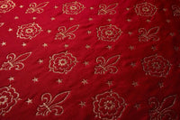 Fleur Rose Liturgical Brocade Fabric
