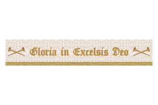 Gloria in Excelsis Deo Superfrontal Altar Frontal Christmas Decoration