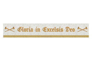 Gloria in Excelsis Deo Superfrontal Altar Frontal Christmas Decoration