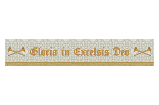 Gloria in Excelsis Deo Superfrontal Altar Frontal Christmas Decoration