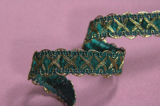 Crossover Braid Trim 5/8" Wide | Narrow Church Vestment Trim