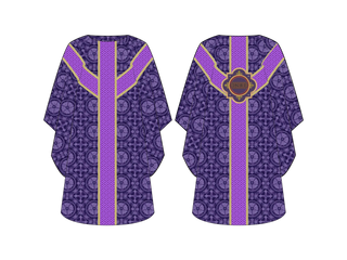 Lent Inscription Chasuble | Lent Liturgical Vestment