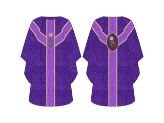 Jesse Stump Oval Chasuble Great O'Antiphon Collection | Chasubles for Advent