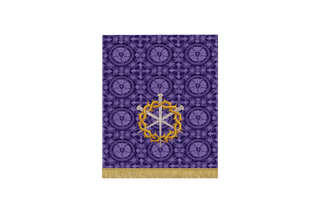 Lent Pulpit Fall – Crown of Thorns with Three Nails | Violet Brocade