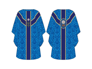 Manger Oval Chasuble Great O'Antiphon Collection | Chasubles for Advent