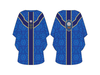 Manger Oval Chasuble Great O'Antiphon Collection | Chasubles for Advent