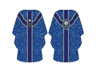 Manger Oval Chasuble Great O'Antiphon Collection | Chasubles for Advent