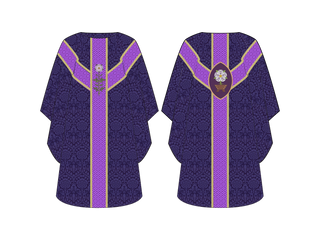 Manger Oval Chasuble Great O'Antiphon Collection | Chasubles for Advent