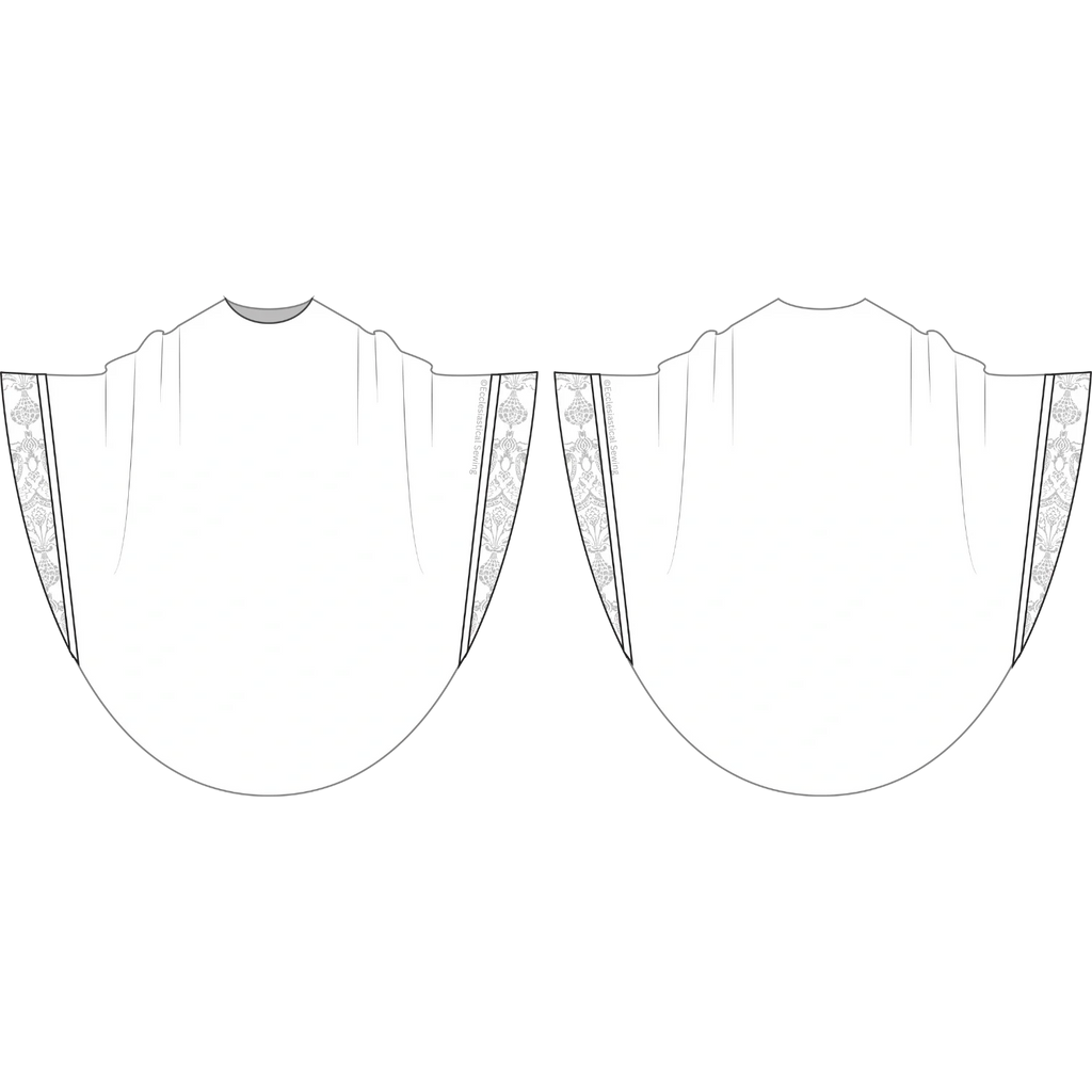 Monastic Chasuble Sleeve Bands Sewing Pattern Style 3032 ...