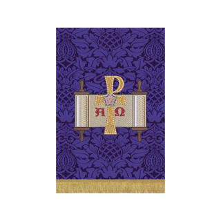 Che Rho Design Violet Sapientia Chi Rho with Alpha Omega Advent Hanging | Great O'Antiphon ...