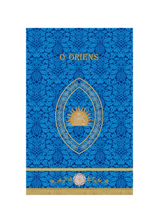 Advent Banner O Oriens Blue or Violet Advent Banner