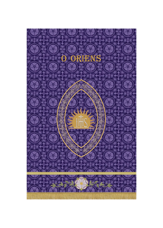 Advent Banner O Oriens Blue or Violet Advent Banner