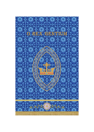 Advent Banner O Rex Gentium  Blue or Violet Advent Banner