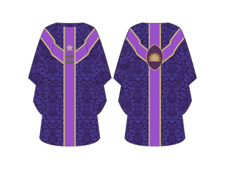 Oreins Oval Chasuble Great O'Antiphon Collection | Chasubles for Advent