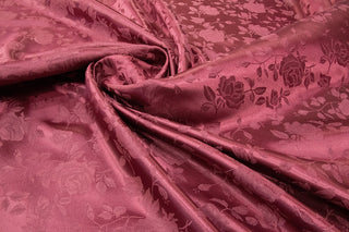 Sarafina rose brocade fabric red liturgical jacquard pattern chasubles and stoles, Bridal Fabric