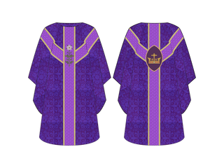Rex Gentium Oval Chasuble Great O'Antiphon Collection | Chasubles for Advent