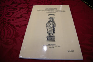 Roman Liturgical Vestments Book Cover