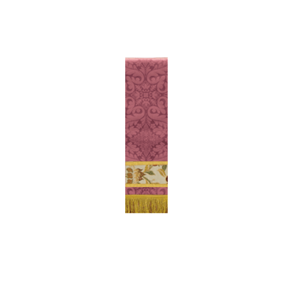 Rose Florence and Tapestry Bible Marker | Gaudete Laetare Church Vestments| ecclesiastical-sewing