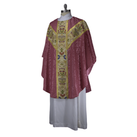 Rose Florence Tapestry Chasuble Gaudete Laetare | Rose Church Vestments Ecclesiastical Sewing
